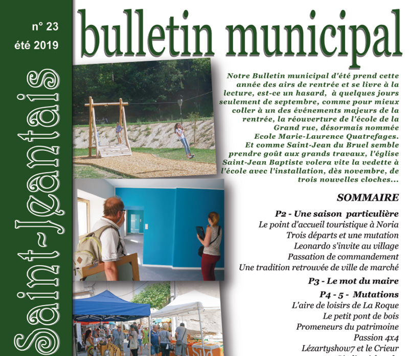 Bulletin municipal n°23, été 2019